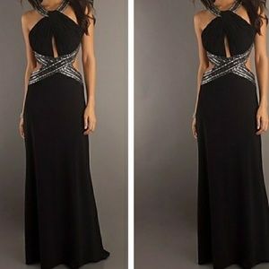Betsy and adam black gown